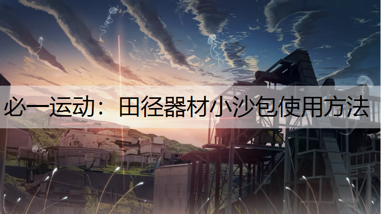 田径器材小沙包使用方法